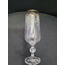 MSBA054 Bohemia Kristal Cam Şampanya Kadeh Desenli Gold Yaldız 17cm 1 Adet