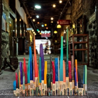 sıralı kasaba/ renkli