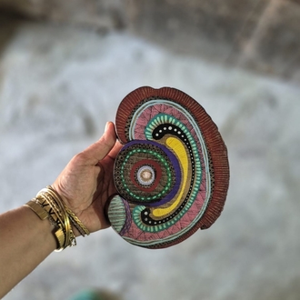 ağaç nazar boncuğu/ kırmızı
