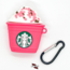 1. ve 2. Nesil Uyumlu Starbucks Figürlü Kopçalı Koruyucu Silikon Kılıf, Darbe Emici Kılıf