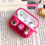 Airpods Pro 2.Nesil Uyumlu Lotso Ayıcık Kulaklık Kılıfı, Darbe Emici Strawberry Bear Silikon