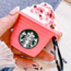 1. ve 2. Nesil Uyumlu Starbucks Figürlü Kopçalı Koruyucu Silikon Kılıf, Darbe Emici Kılıf
