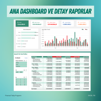 Finansal Yönetim Programı: Banka, Kasa, Gelir, Gider ve Transfer Takibi 