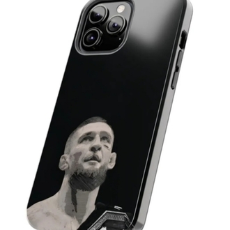 Khamzat Chimaev Tasarımlı Flexible Cam Telefon Kılıfı