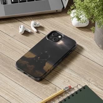 Kara Şövalye Tasarımlı Flexible Cam Telefon Kılıfı