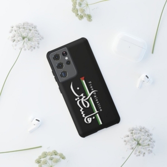 Özgür Filistin Tasarımlı Flexible Cam Telefon Kılıfı