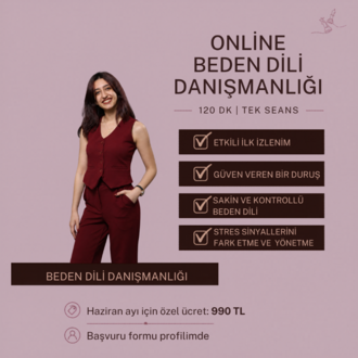 Sözsüz İletişim Danışmanlığı – İletişimdeki Gücünüzü Keşfedin (75 DK)