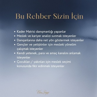 Gençler ve Yetişkinler İçin Meslek Seçiminin Amacı ve Temel Bilgileri