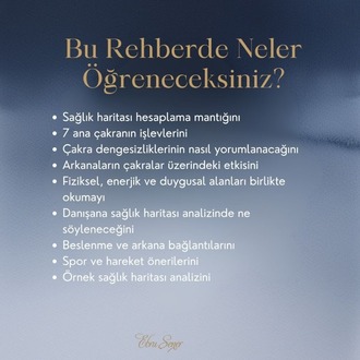 Temel Kurs: Kader Matrisinde Sağlık Haritası ve Çakra Analizi