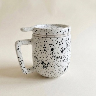 Tea Brewing Set Template: Mug, Infuser, Lid and Plate Ceramic Pottery (Printable PDF A4 size)