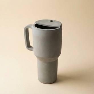 Travel Tumbler Template: Stanley Style DIY Ceramics Pottery (Printable PDF Download A4 size)