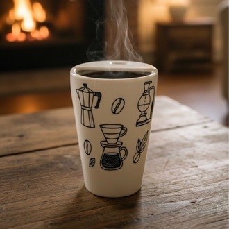 Travel Mug Set Template 3 pieces