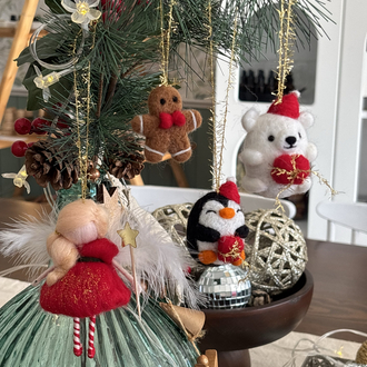 Christmas Friends Broş
