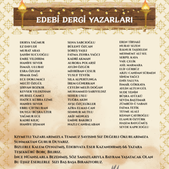 37.Sayı TEMMUZ