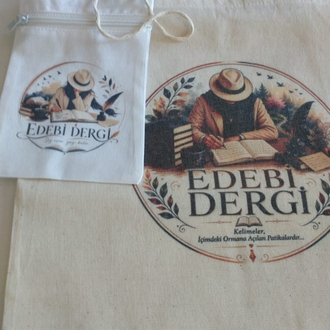 Edebi Dergi Telefonluk - Boyun Askılı Çanta