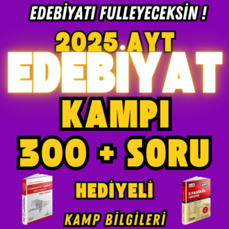 2025 AYT EDEBİYAT SORU ÇÖZÜM KAMPI