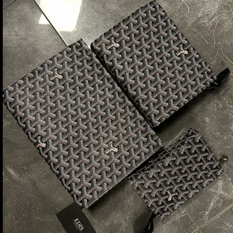 Goyard 3'lü Set Clutch
