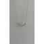 Gold baget oval kolye/ALTIN KAPLAMA