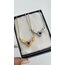 opal taşlı love kolye |ÇELİK
