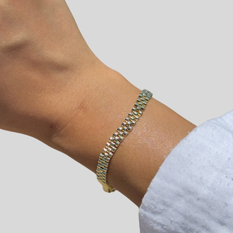 Venedik zincir bileklik | 14k VİP
