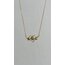 opal taşlı sade love kolye |ÇELİK