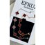 Bordo iri yonca bileklik |Çelik
