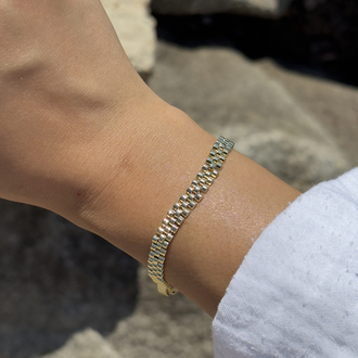 Venedik zincir bileklik | 14k VİP