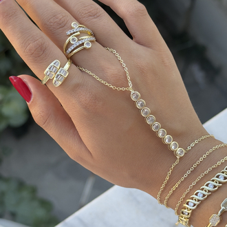 Marka model taşlı yüzük | Vip kaplama