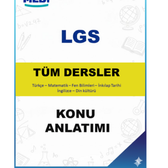 LGS MEBİ Tüm Dersler Konu Anlatımı + Yazılı Seti