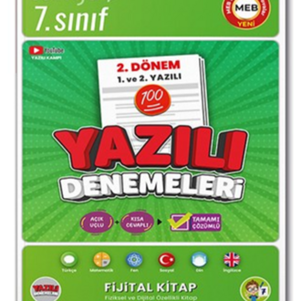 7.Sınıf Tonguç Akademi Yazılı Kitapları  + 7.Sınıf Yazılı Seti