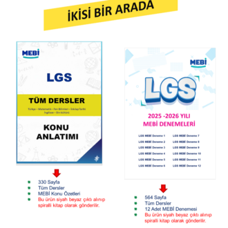 LGS MEBİ Tüm Dersler Konu Anlatımı + MEBİ Denemeleri