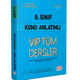 8.Sınıf Tüm Dersler Konu Anlatımlı Kitap + Yazılı Seti