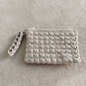 Makrome clutch bej