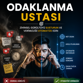 Odaklanma Ustası: Zihinsel Gürültüyü Susturun ve Verimliliği Otomatize Edin