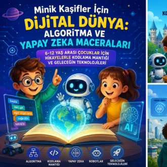 Minik Kaşifler İçin Dijital Dünya Algoritma ve Yapay Zeka Maceraları