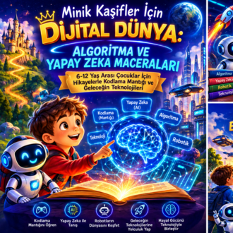 Minik Kaşifler İçin Dijital Dünya Algoritma ve Yapay Zeka Maceraları