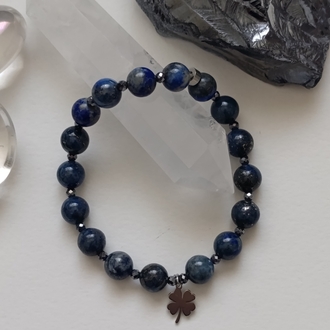 Ruhun Kozmik Rehberi Lapis Lazuli & Therahertz Bileklik 