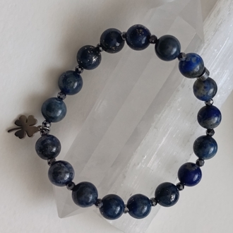 Ruhun Kozmik Rehberi Lapis Lazuli & Therahertz Bileklik 