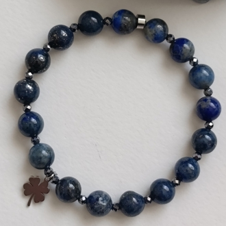 Ruhun Kozmik Rehberi Lapis Lazuli & Therahertz Bileklik 