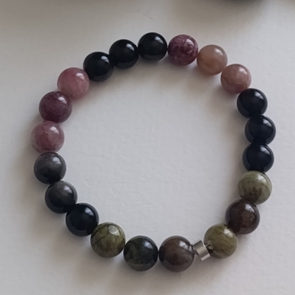 Lâl Garnet & Siyah Turmalin 