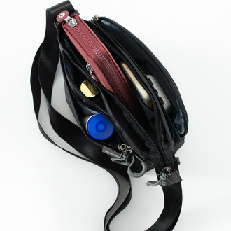 Sanmorris Kadin 4 Bölmeli Suya Dayanikli Parasüt Kumas Ayarlanabilir Çapraz Askili Çanta