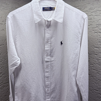 POLO RALPH LAUREN NAKIŞ LOGO KETEN GÖMLEK