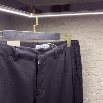 LACOSTE PREMİUM KETEN PANTOLON SİYAH
