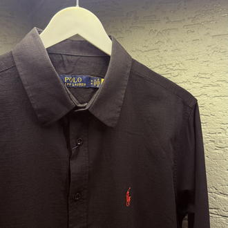 POLO RALPH LAUREN NAKIŞ LOGO KETEN GÖMLEK