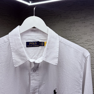 POLO RALPH LAUREN NAKIŞ LOGO KETEN GÖMLEK
