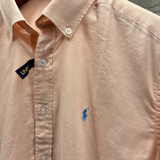 POLO RALPH LAUREN KETEN GÖMLEK PEMBE