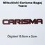 Mitsubishi Carisma Bagaj Yazısı (Gri-kırmızı)