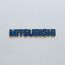 Mitsubishi Bagaj Yazısı (Gri-Mavi)