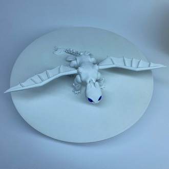 Ejderhanı Nasıl Eğitirsin Işığın Öfkesi Lıght Fury Beyaz 16 cm
