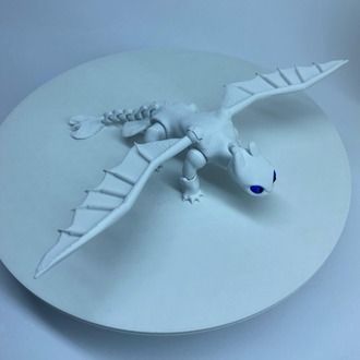 Ejderhanı Nasıl Eğitirsin Işığın Öfkesi Lıght Fury Beyaz 16 cm